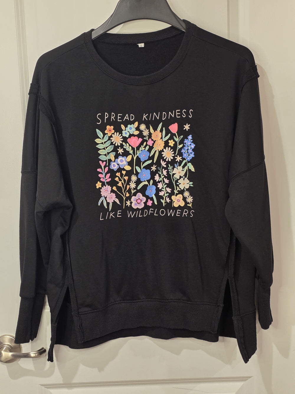 Spread Kindness Floral Crewneck Sweatshirt